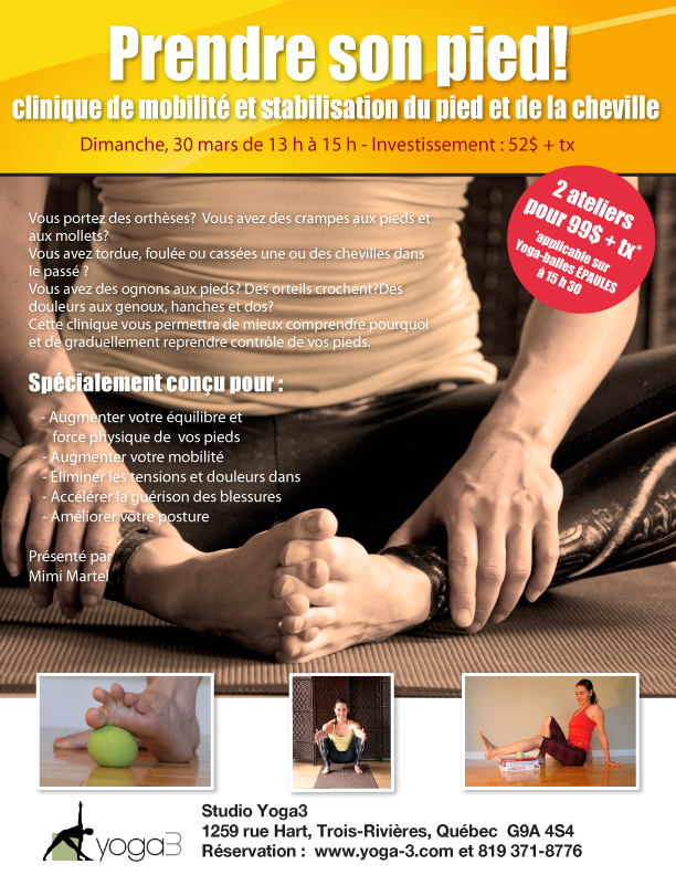 Prendre son pied 1 , yoga-balles, yogami, mimi martel, yoga fonctionnel yoga3, trois-rivières, yoga trois-rivières