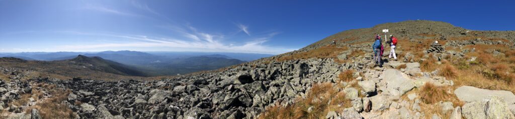 randonnée au Mont Washington avec Yogami