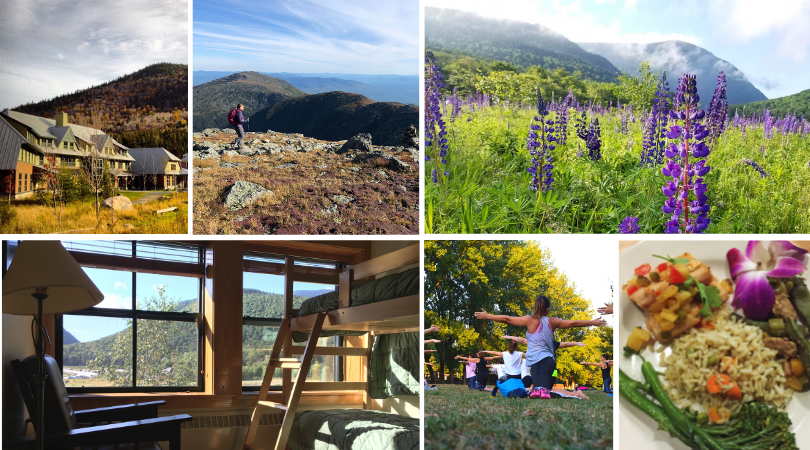 Retraite de yoga et de rando au New Hampshire avec Yogami , mont washington 